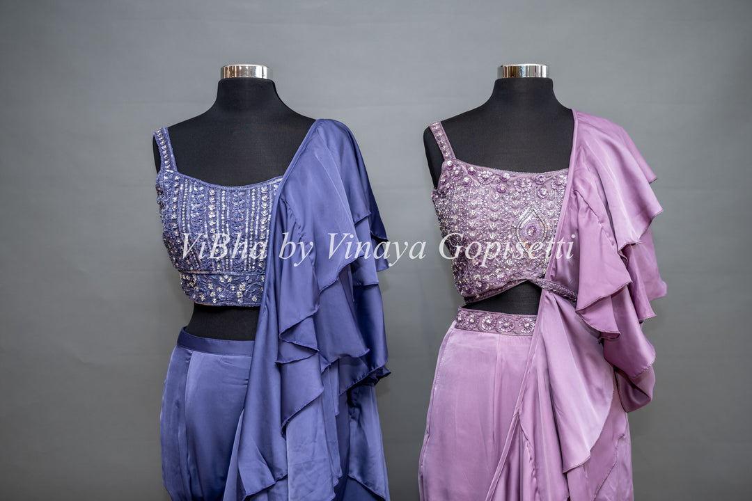 ViBha's One Minute Ready to Wear Draped Sarees!