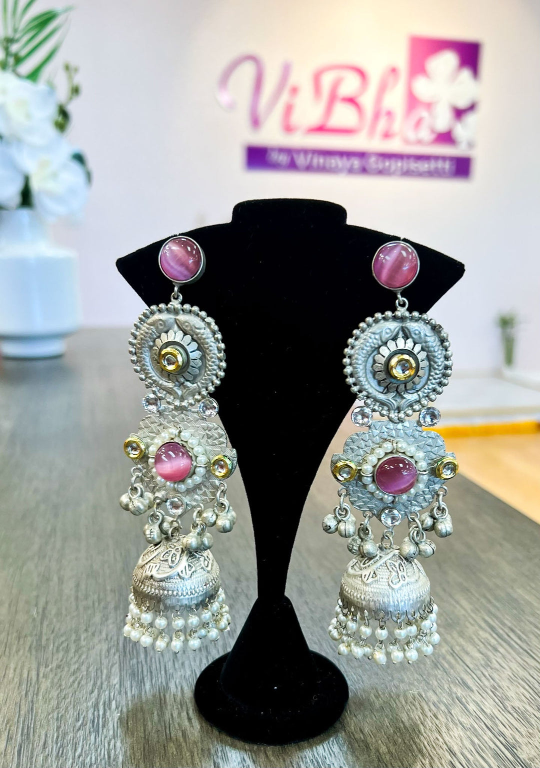 kundhan earrings