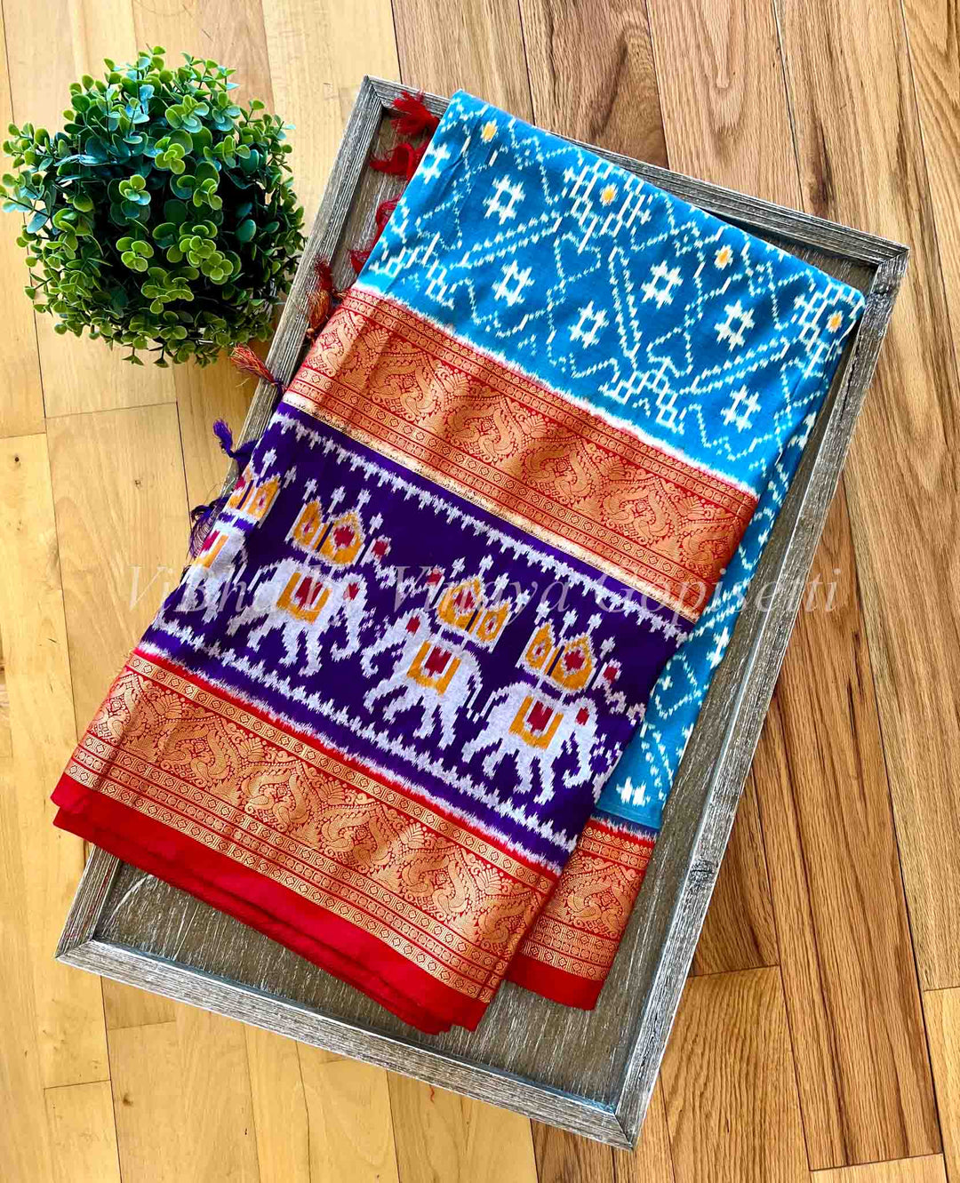 Ikkat Silk Sarees
