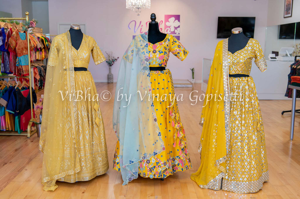 haldi outfits for bride