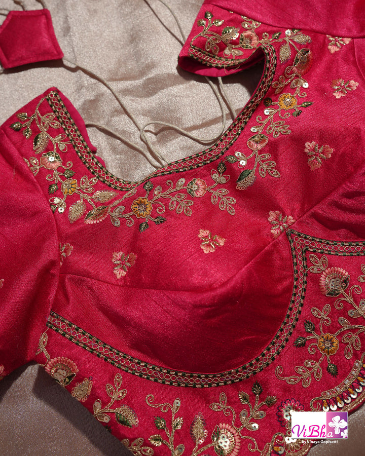 Champagne Designer Saree with Multicolour Peacock and Figurative Border