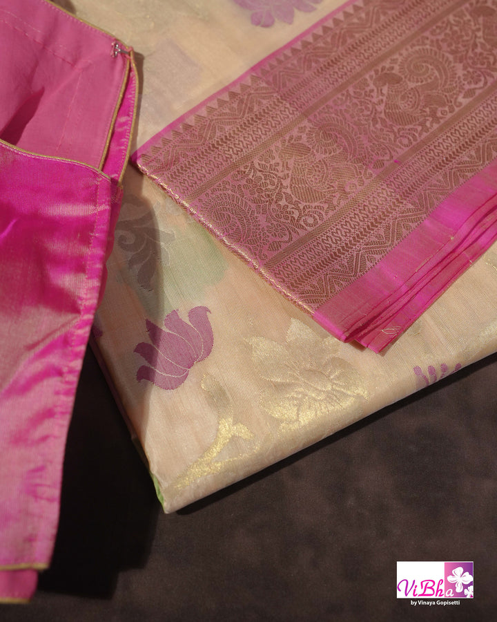 Ivory and Pastel Pink