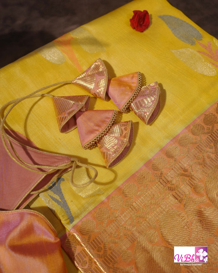 Pastel Yellow  and Peach