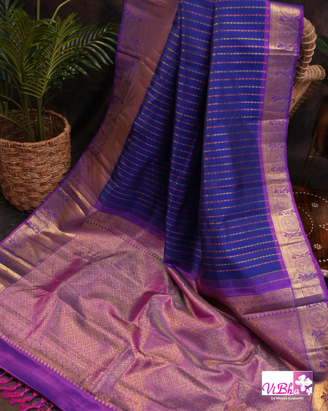 Dark Blue &amp; Purple
