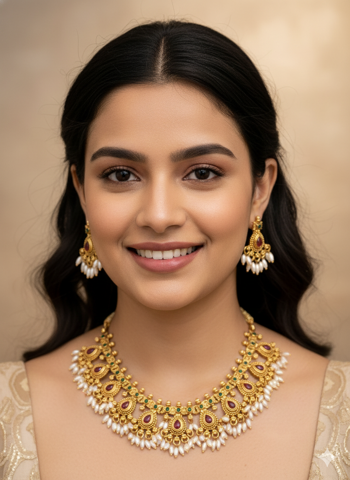 Guttapoosalu Necklace Set