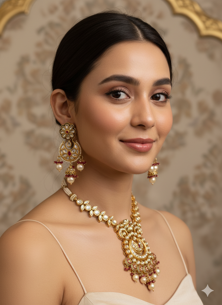 Kundan Necklace Set