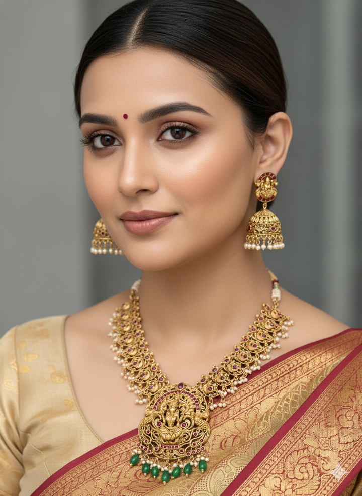 Nakshi Temple Jewelry Set