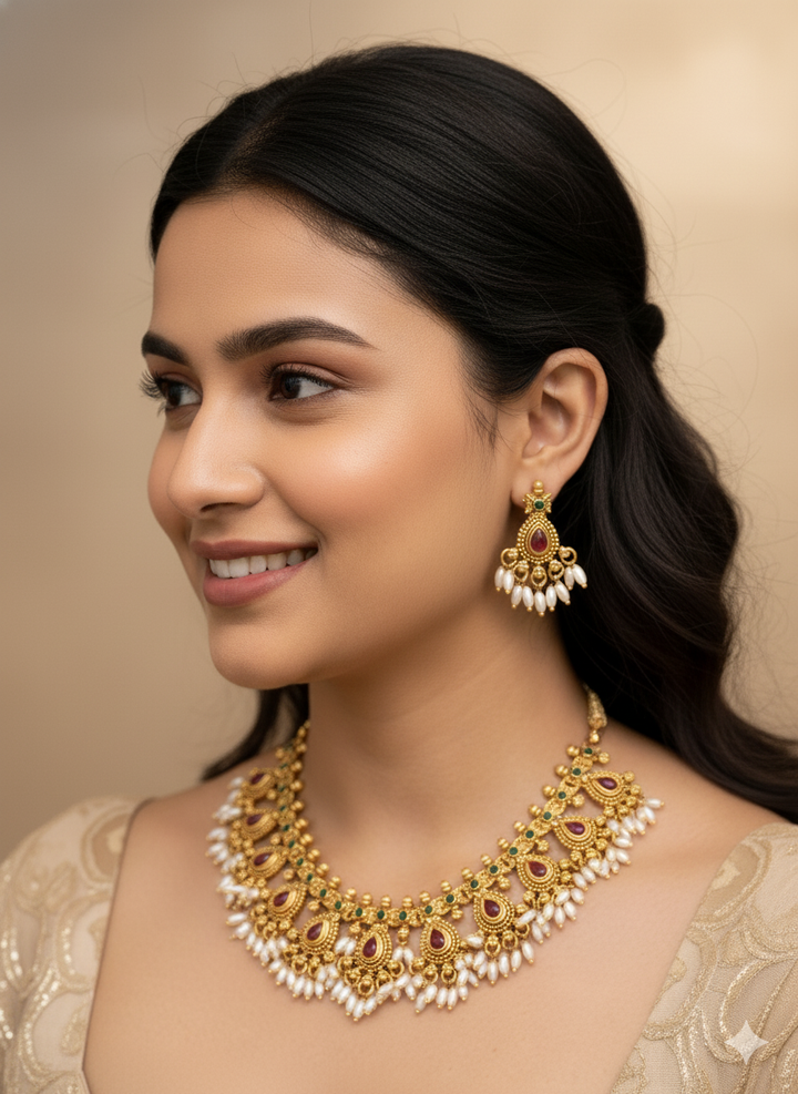 Guttapoosalu Necklace Set