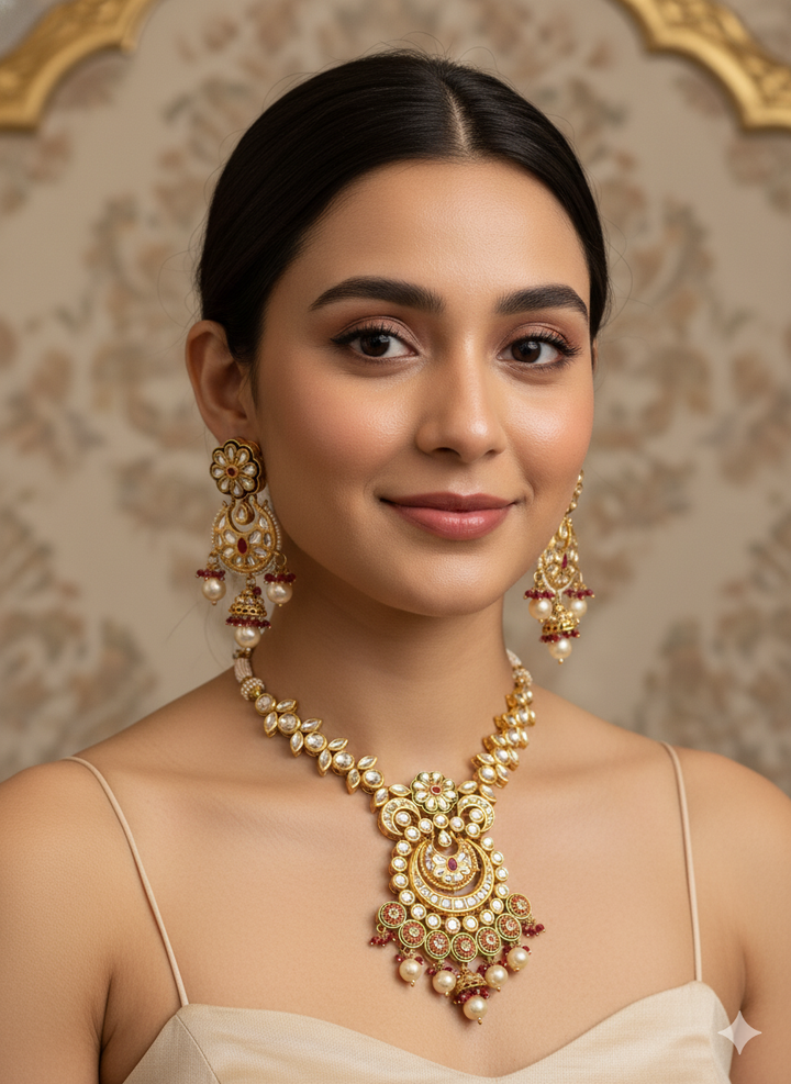 Kundan Necklace Set