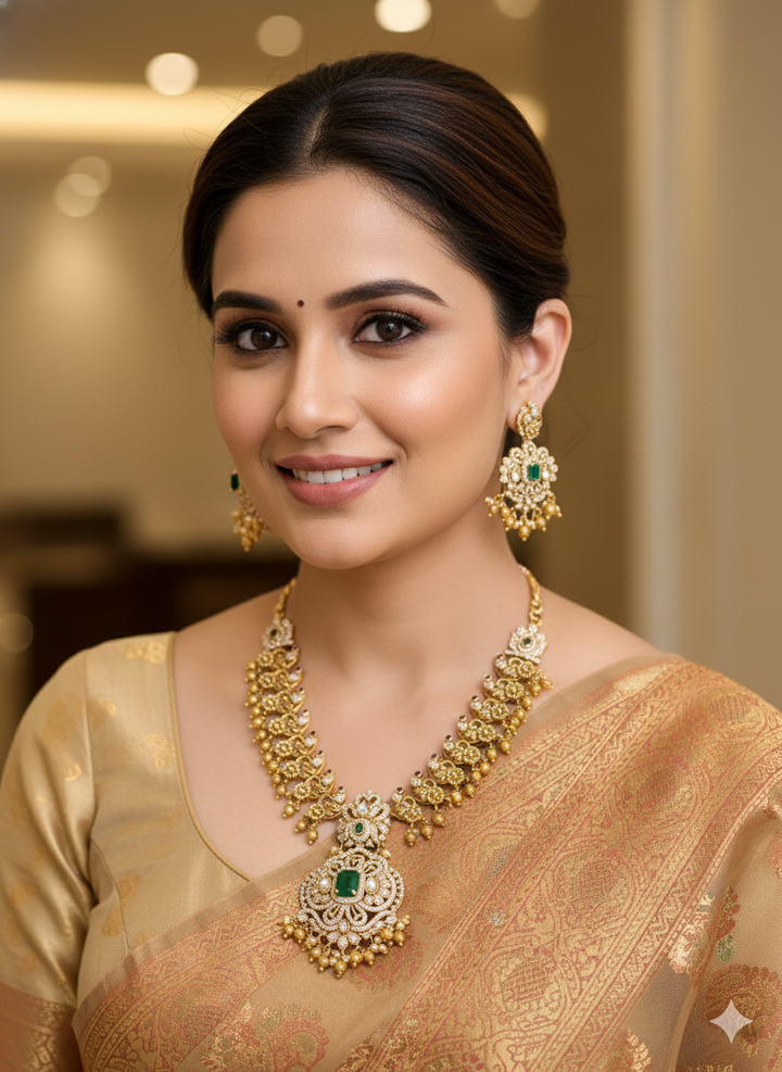 Mango Paisley Necklace Set