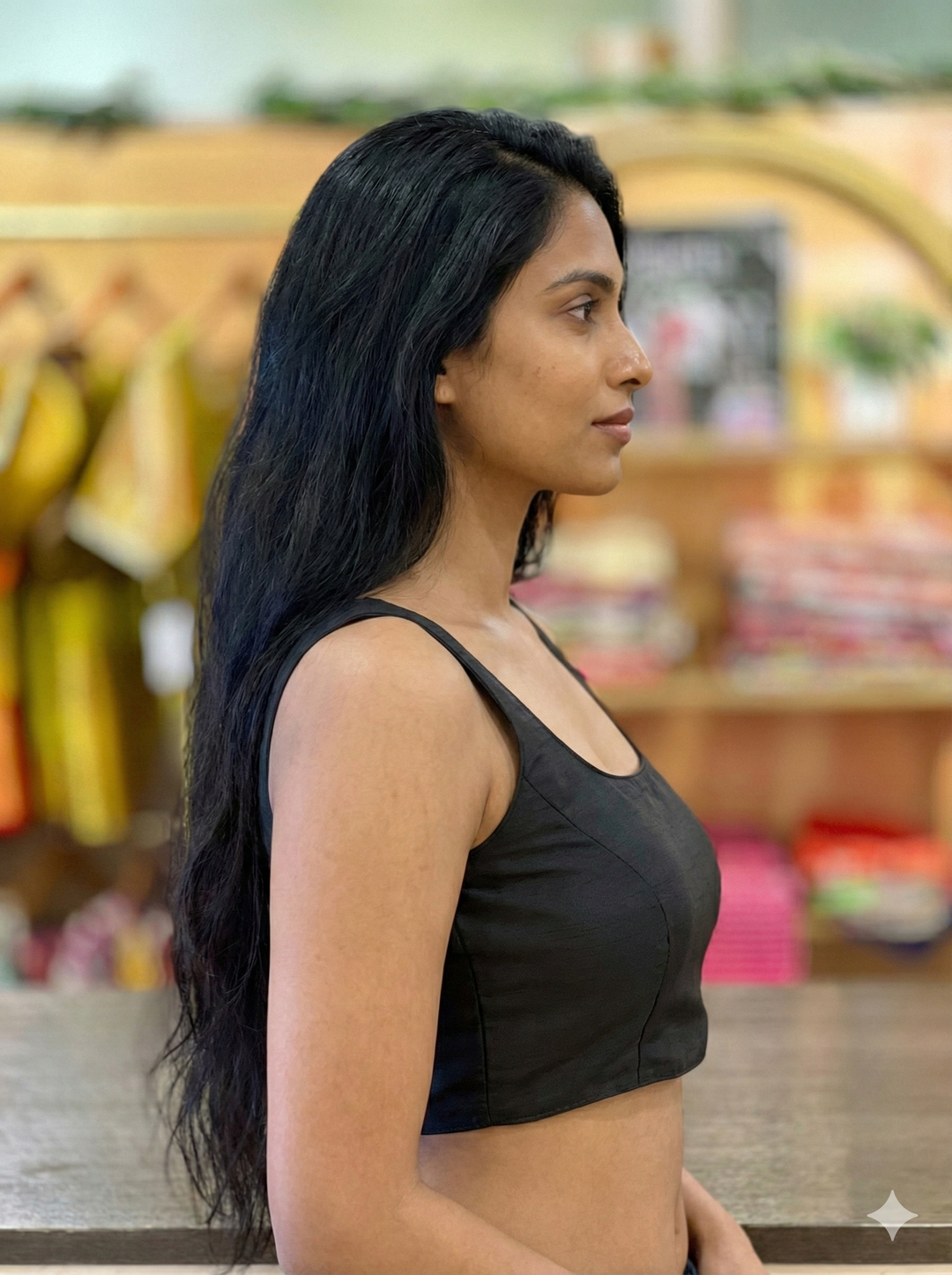 Black Sleeveless Blouse