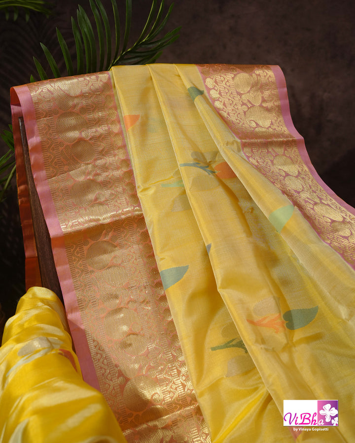 Pastel Yellow  and Peach