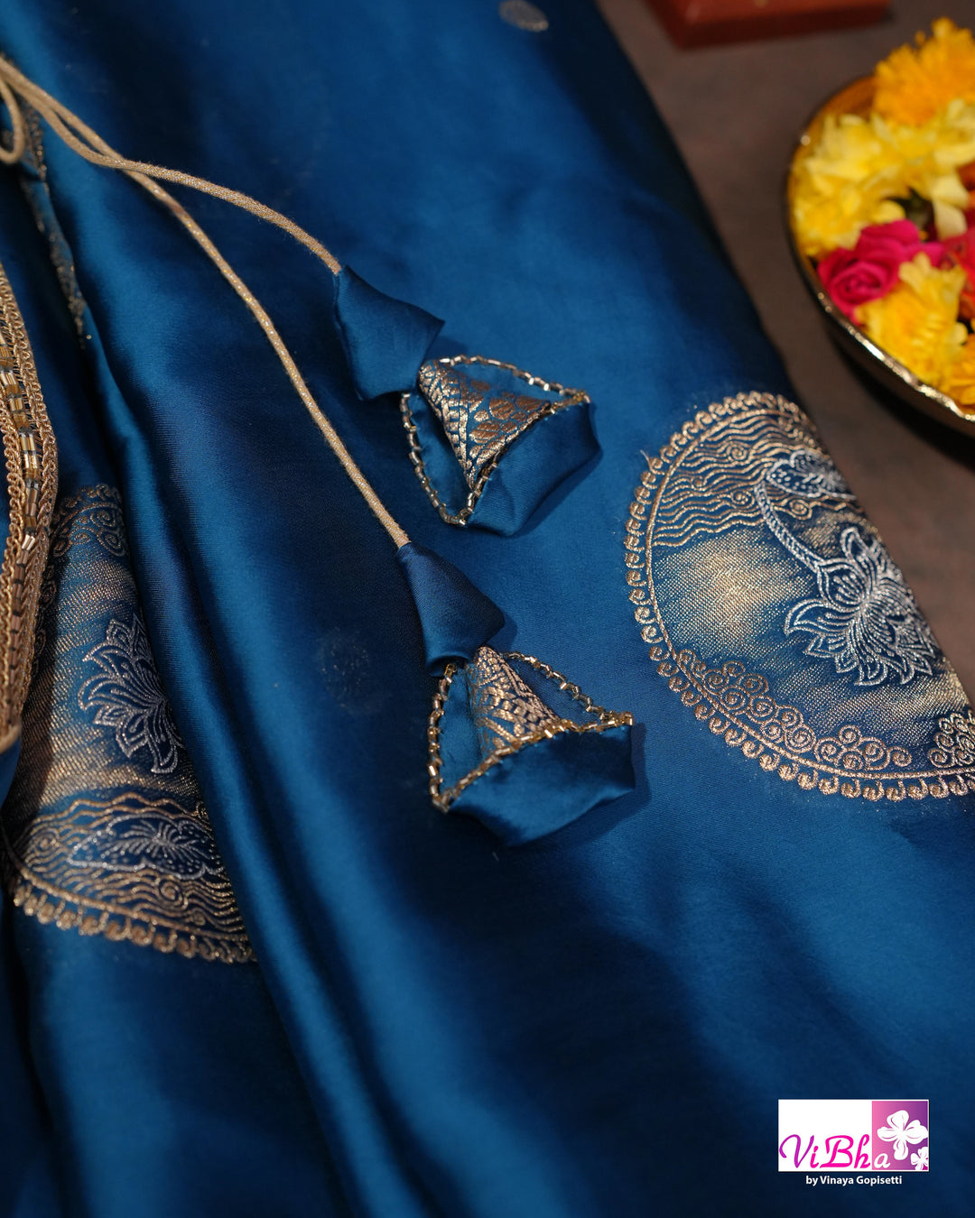 Peacock Mashru Silk