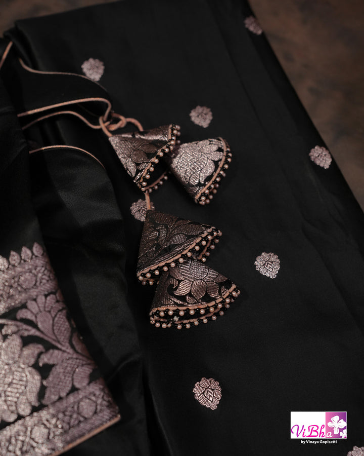 Black Katan silk