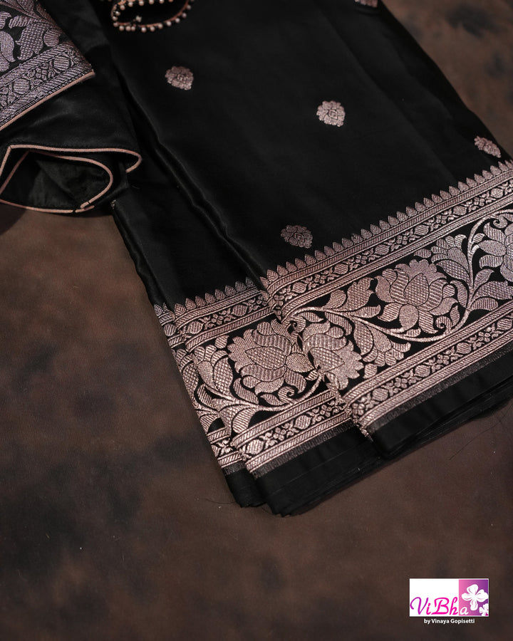 Black Katan silk