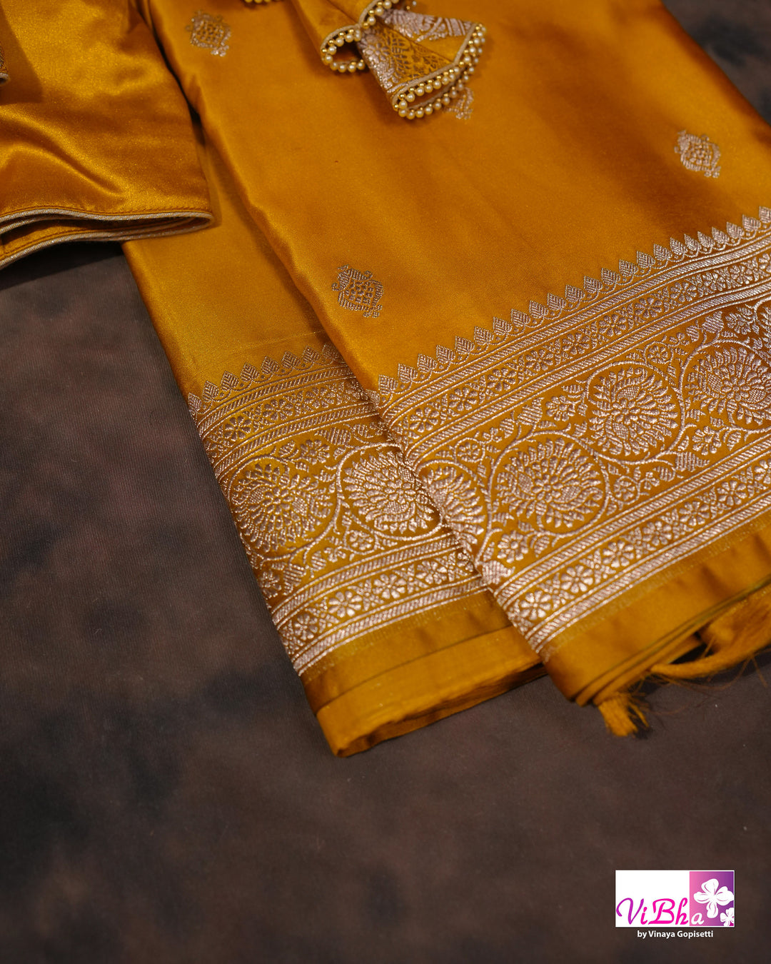 Musturd Yellow Katan silk