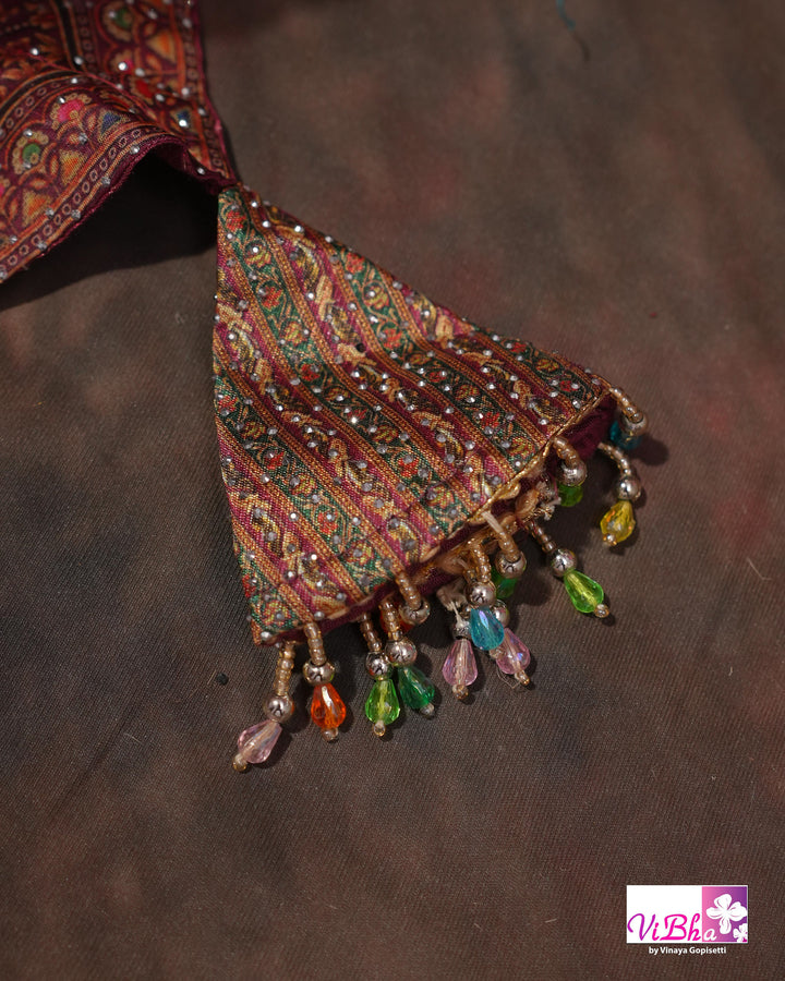 Jewel-Tone Multicolor Lehenga Set