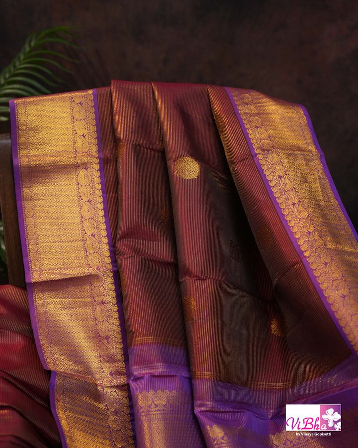 Brown and pruple