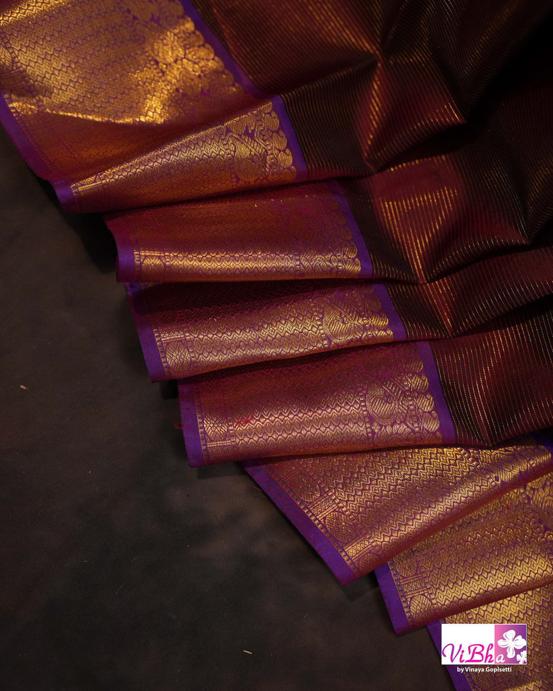 Brown and pruple