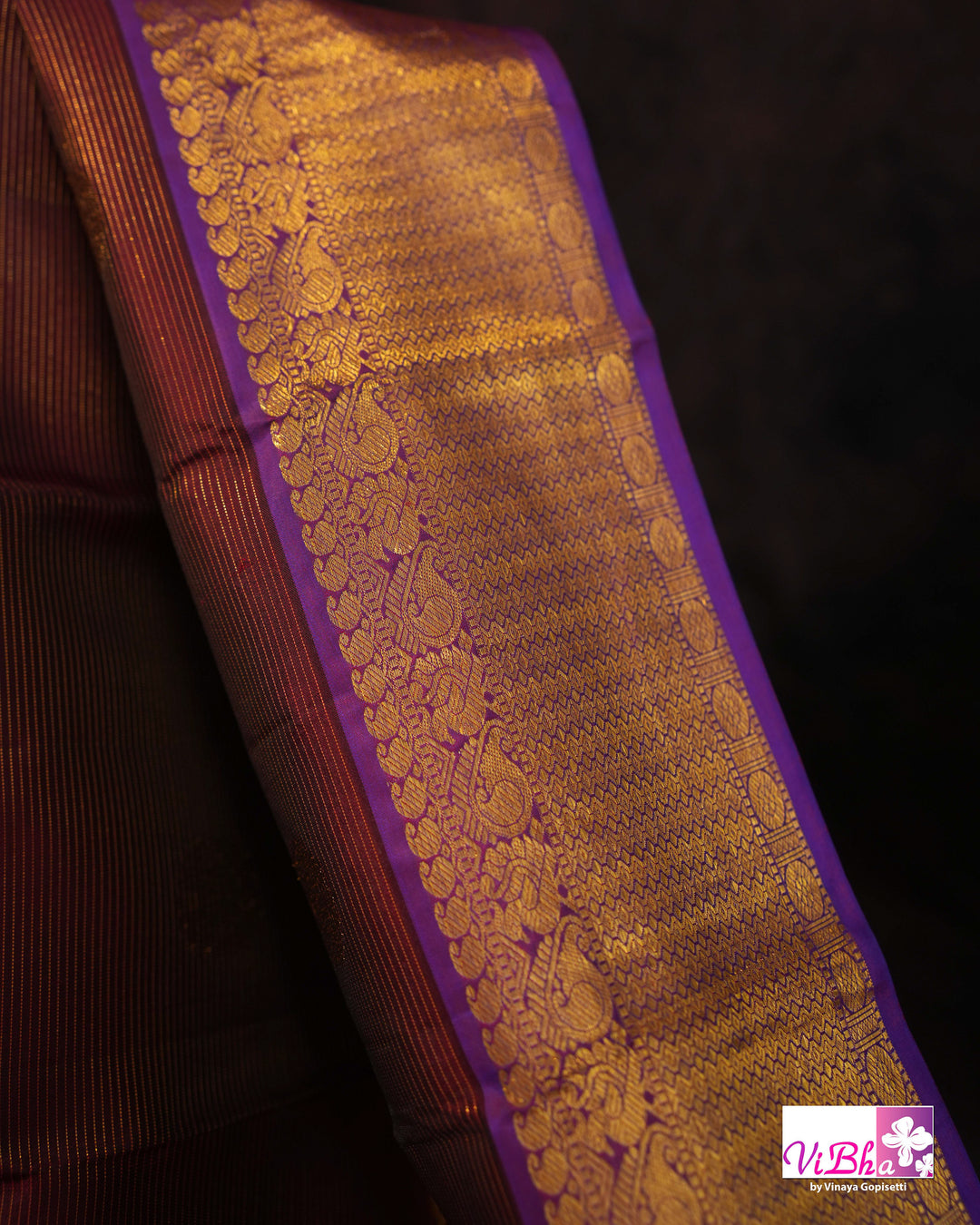Brown and pruple