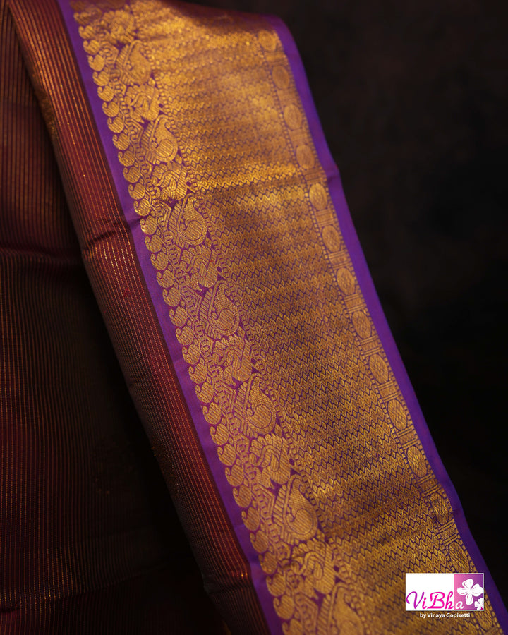 Brown and pruple