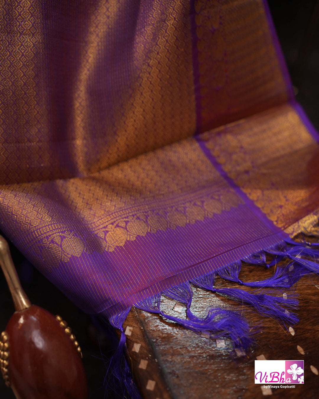 Brown and pruple