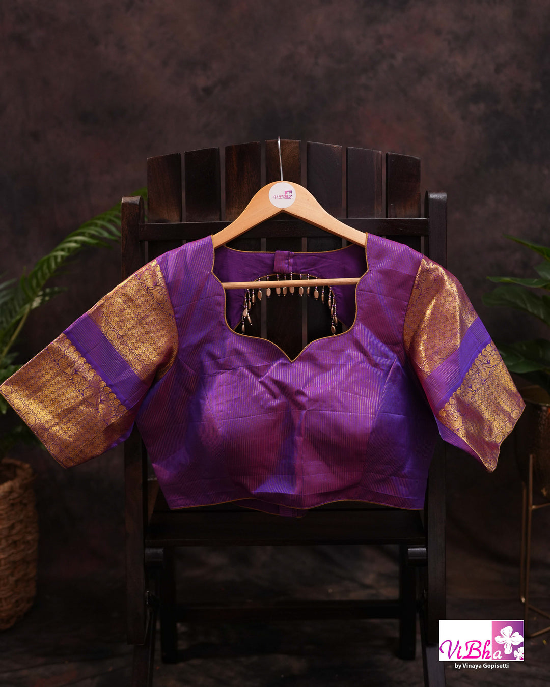 Brown and pruple