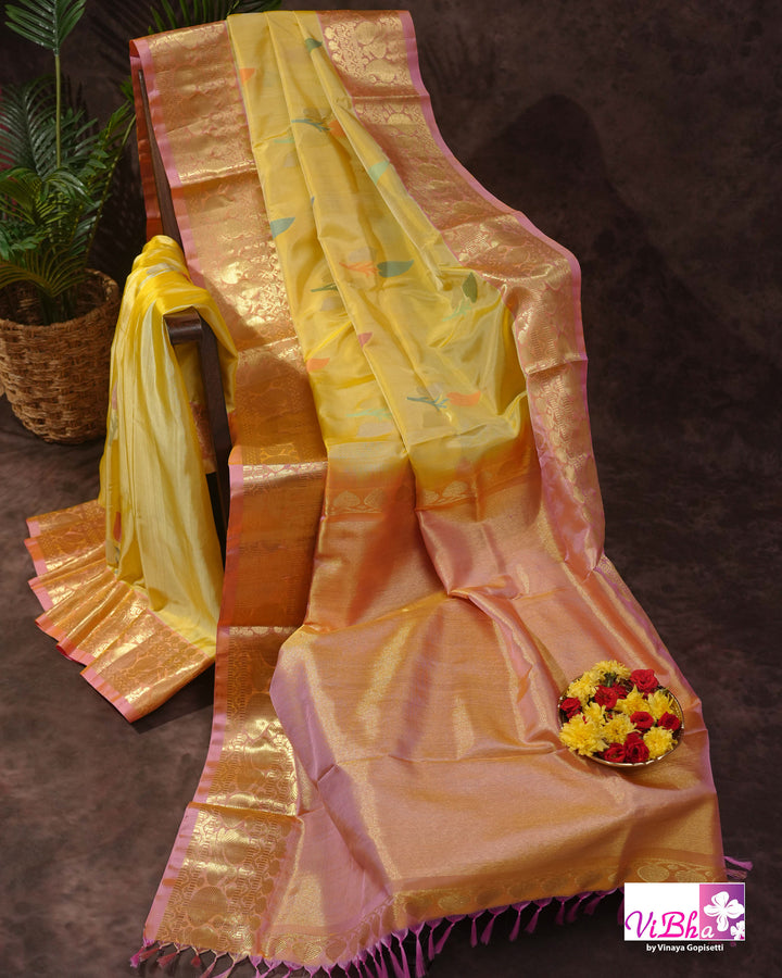 Pastel Yellow  and Peach