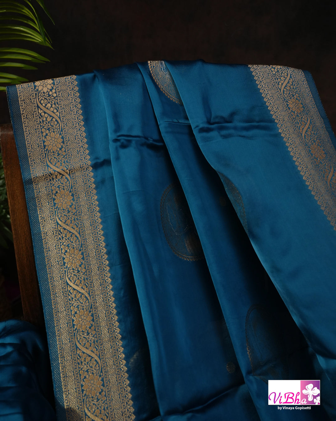 Peacock Mashru Silk