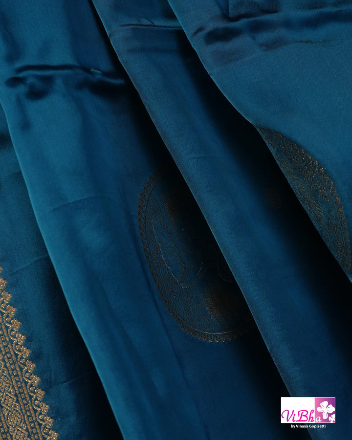 Peacock Mashru Silk