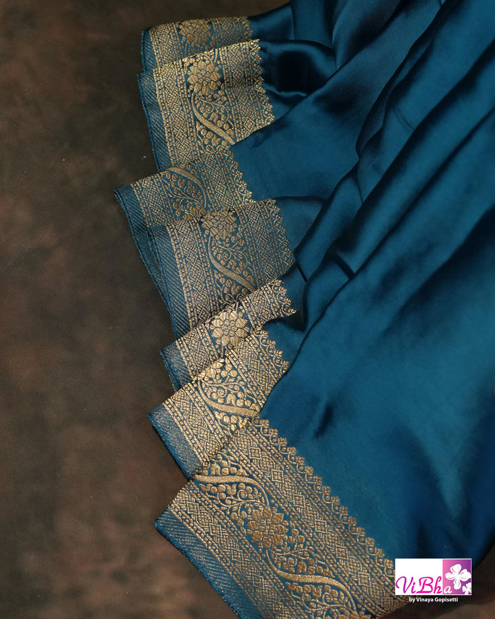 Peacock Mashru Silk