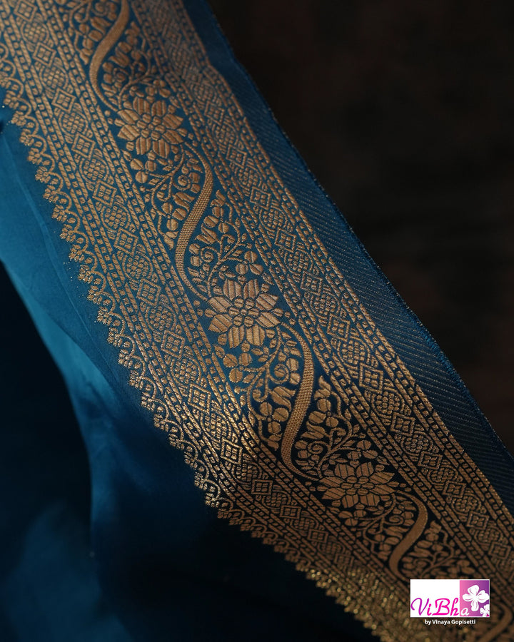 Peacock Mashru Silk
