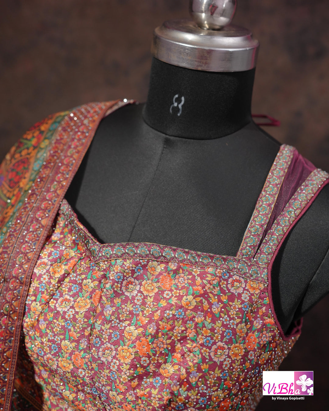 Jewel-Tone Multicolor Lehenga Set