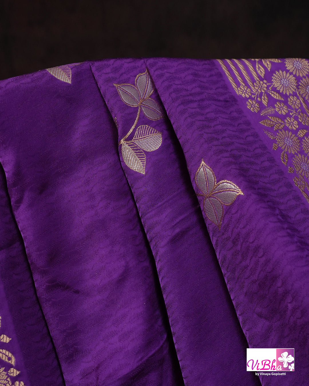 Violet Mashru silk