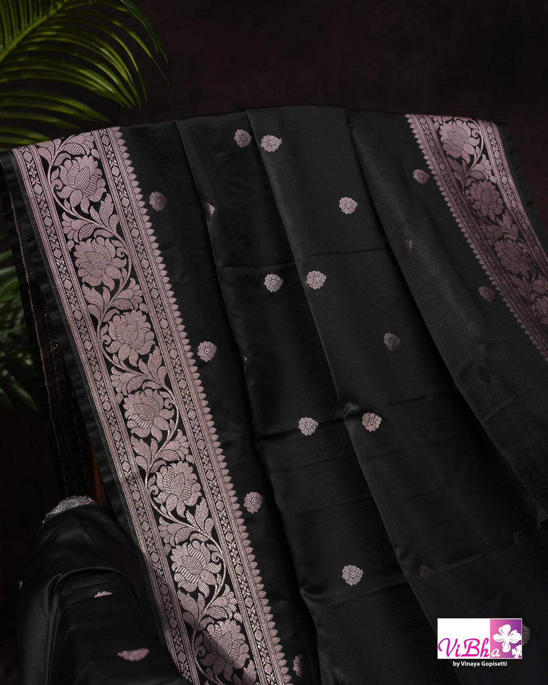 Black Katan silk