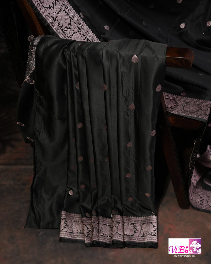 Black Katan silk