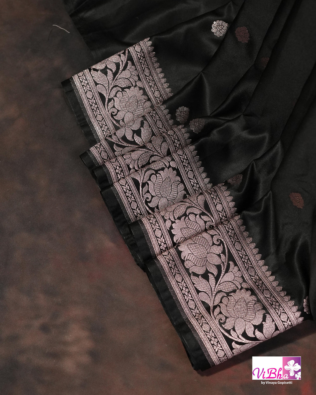 Black Katan silk