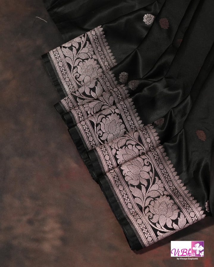 Black Katan silk