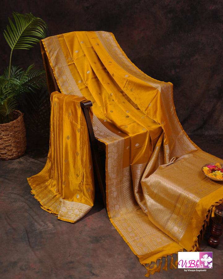 Musturd Yellow Katan silk