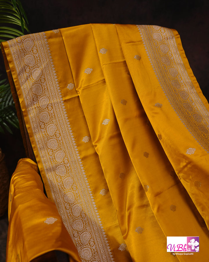 Musturd Yellow Katan silk