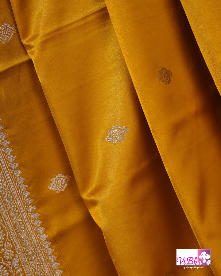 Musturd Yellow Katan silk