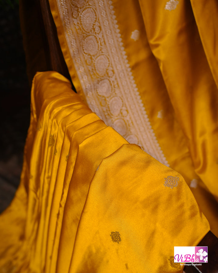 Musturd Yellow Katan silk