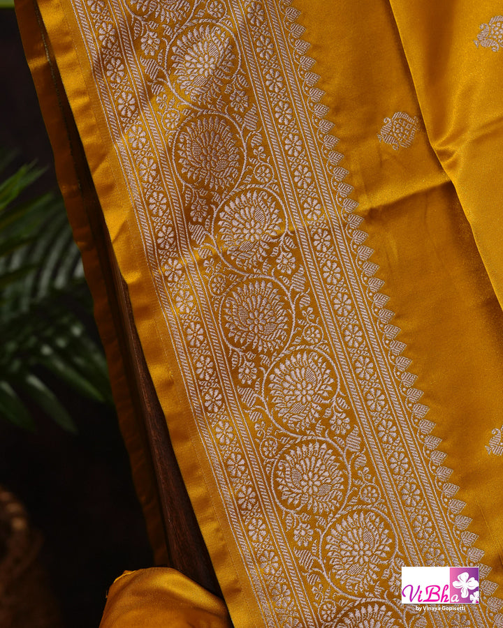 Musturd Yellow Katan silk