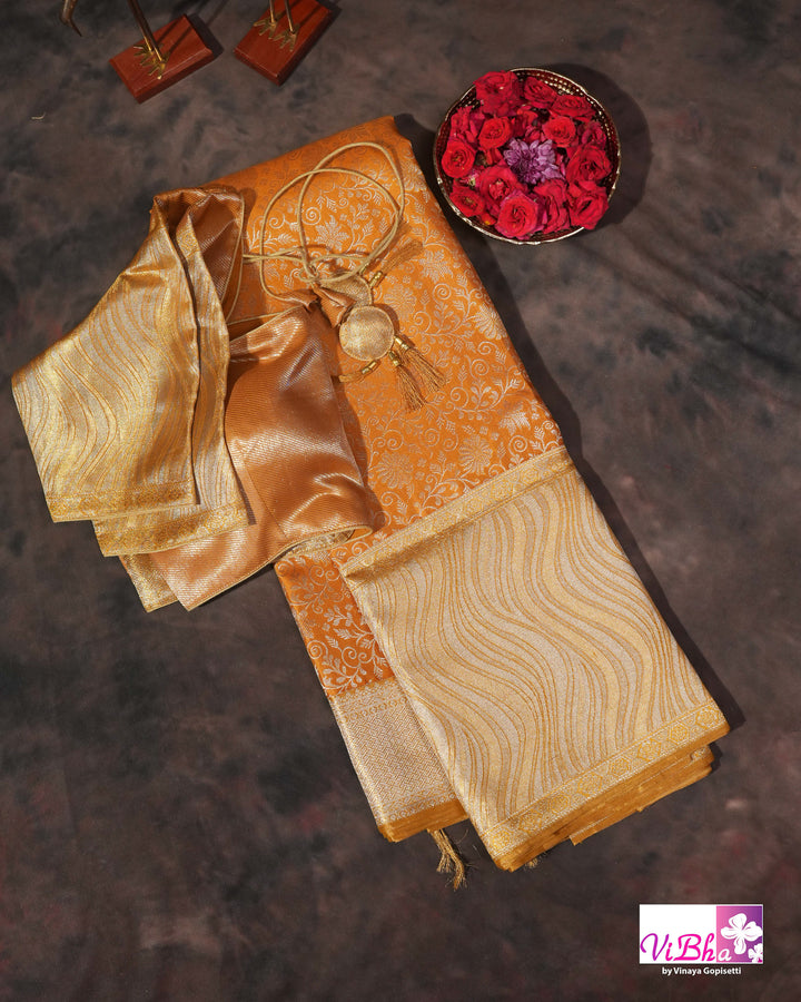 Mustard Yellow With contemporary boarder
