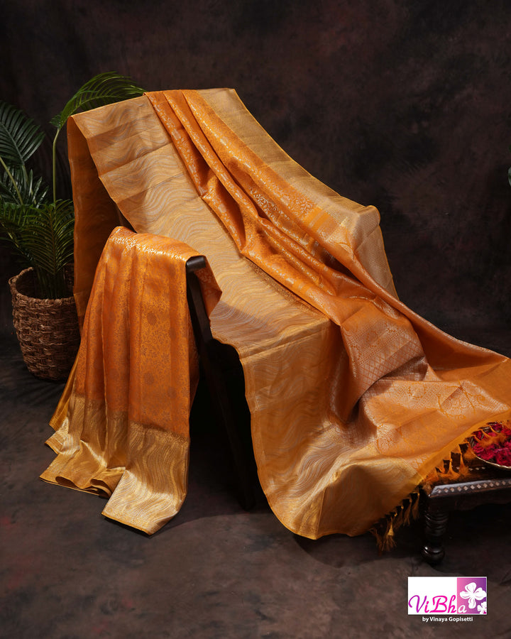 Mustard Yellow With contemporary boarder