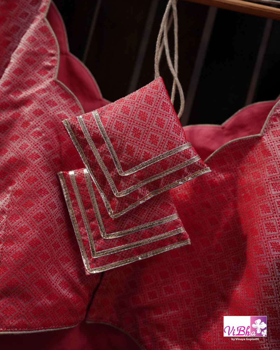 Pink and silver dual tone Jangla  saree