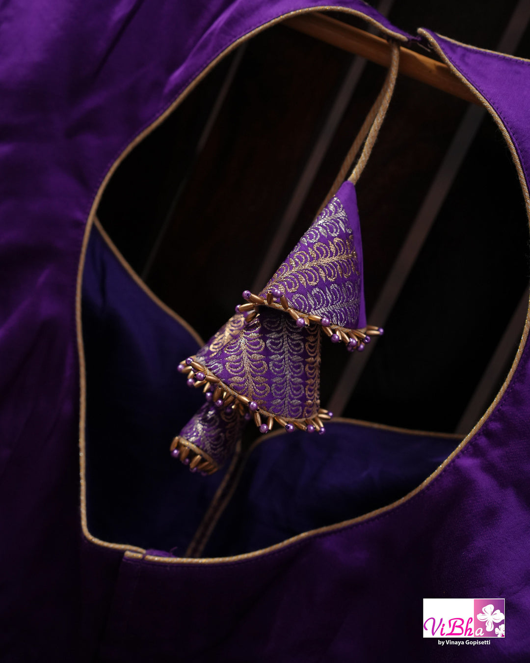 Violet Mashru silk