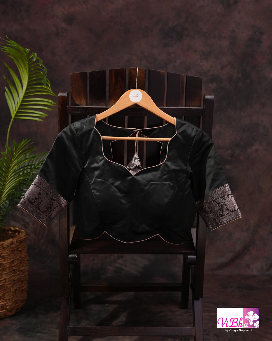 Black Katan silk