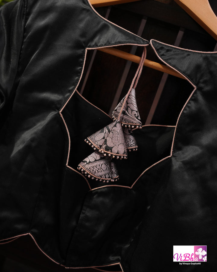 Black Katan silk