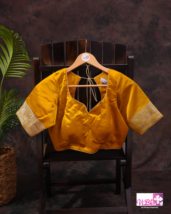 Musturd Yellow Katan silk